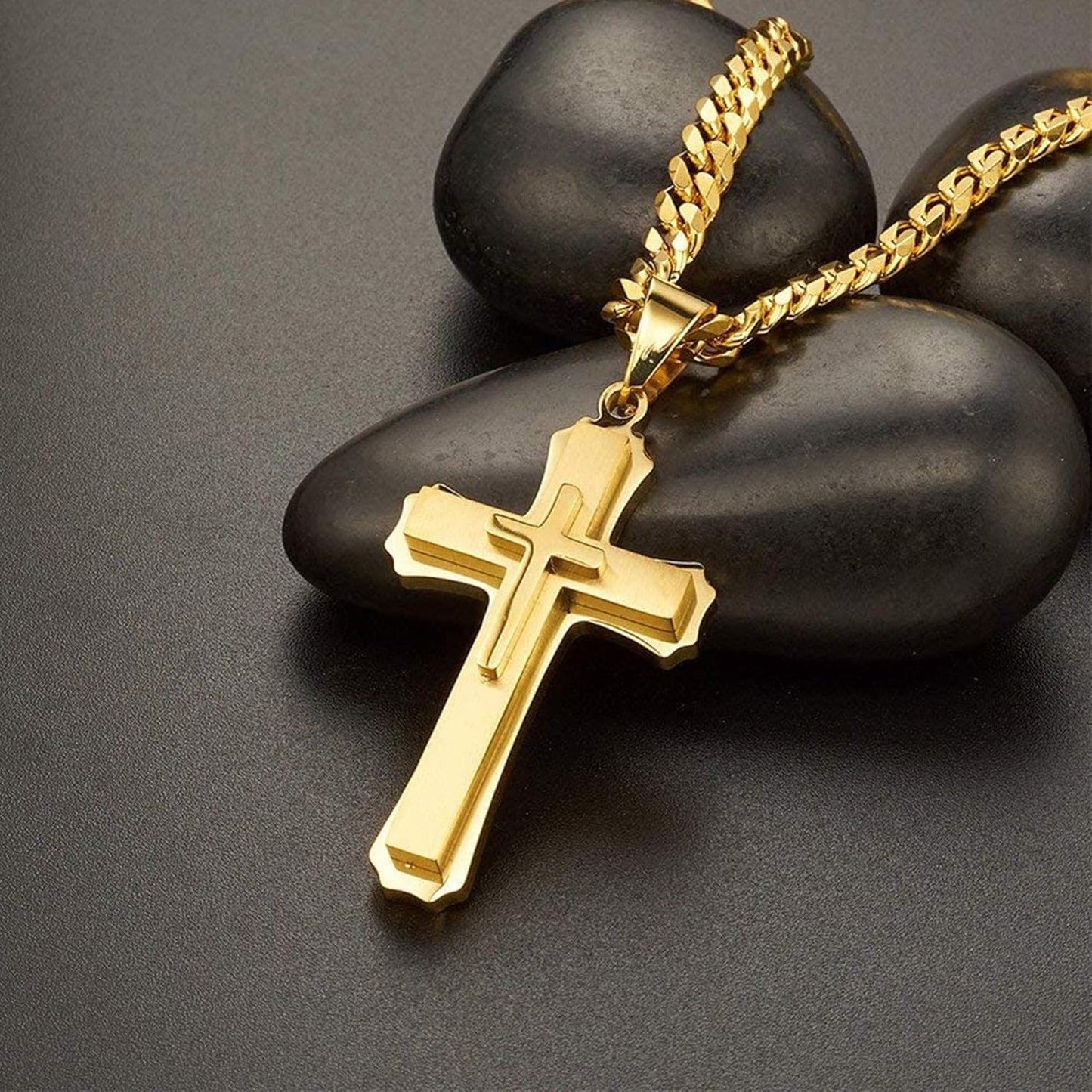 Chain Necklace for Men Women, 18K Gold Plated/Sliver Plated, 20 Inch – 30 Inch, Come with a Box