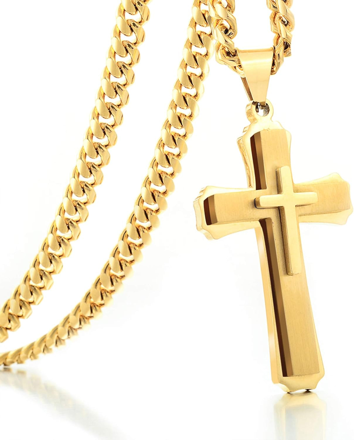 Chain Necklace for Men Women, 18K Gold Plated/Sliver Plated, 20 Inch – 30 Inch, Come with a Box