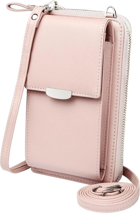 Small Crossbody Bag Cell Phone Purse Wallet with Credit Card Slots for Women