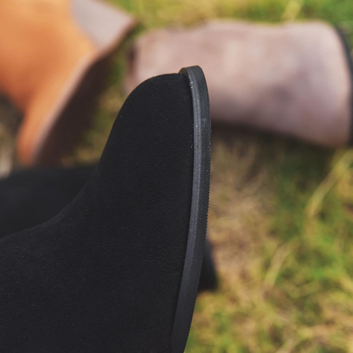 Womens Booties and Ankle Boots Fashion round Toe Zipper Suede Casual Wedge Platform High Heels Comfortable Waterproof Work Chunky Shoes