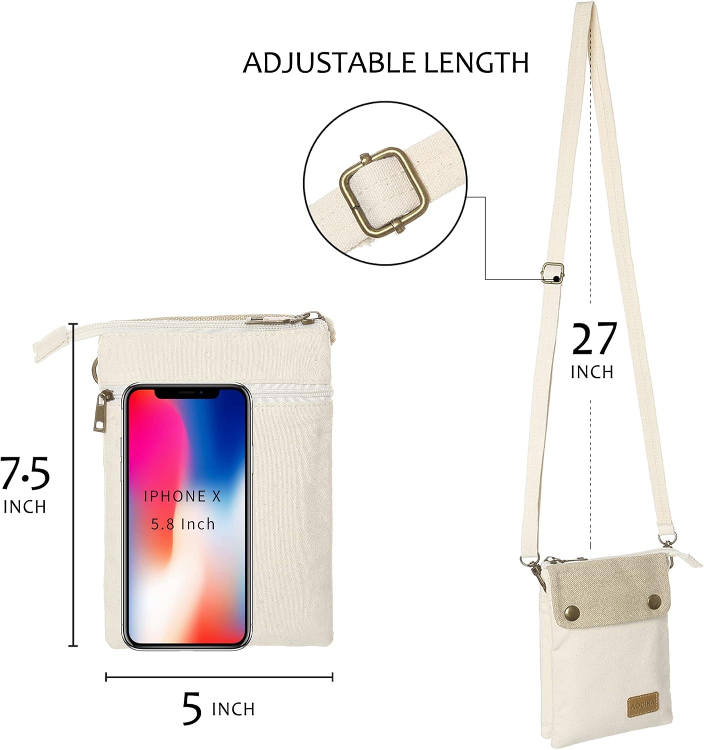 Small Crossbody Purse Kawaii Phone Purse Cute Little Wallet Key Bag Gifts for Teen Girls Daughter Trendy Stuff